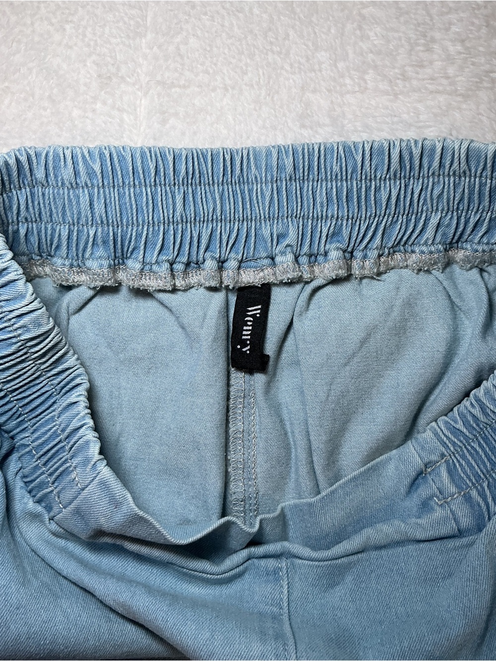 Light Blue Denim Maxi Skirt - Picture 12 of 12